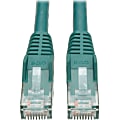 Tripp Lite Cat6 GbE Gigabit Ethernet Snagless Molded Patch Cable UTP Green RJ45 M/M 6in 6" - Category 6 - 128 MB/s - 5.91" - Green 1 thumbnail image