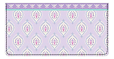 Custom Personal Wallet Check Cover, Leather, Positively Purple 1 thumbnail image
