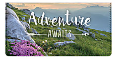 Custom Personal Wallet Check Cover, Leather, Adventures, © Jen Duley Design 1 thumbnail image