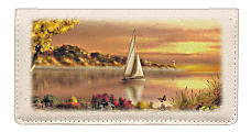 Custom Canvas Personal Wallet Checkbook Cover, Coastal Dreams 1 thumbnail image