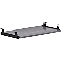 Lorell® Essential Keyboard Tray, 13/16"H x 26"W x 15-7/16"D, Weathered Charcoal 1 thumbnail image