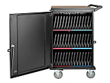 Eaton Tripp Lite Series 42-Device AC Mobile Charging Cart Storage Station Laptops, Chromebooks, Tablets 120V, NEMA 5-15P, 10 ft. Cord, Black - Cart charge and management - for 42 notebooks - lockable - heavy duty steel - black