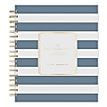 2026 Blue Sky Day Designer Daily/Monthly Planner, 8” x 10", Rugby Stripe Navy, January To December, 155622 1 thumbnail image