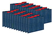 Barker Creek Tab File Folders, Letter Size, Denim, Pack Of 24 Folders