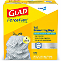 CloroxPro™ ForceFlex Tall Kitchen Drawstring Trash Bags - 13 gal Capacity - 0.90 mil (23 Micron) Thickness - Gray - 156/Carton - 100 Per Box - Kitchen, Can, Office, Breakroom, School, Restaurant, Commercial, Cafeteria 1 thumbnail image