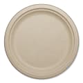 World Centric® Fiber Plates, 9-1/8" Diameter, Natural, Pack Of 1,000 Plates 1 thumbnail image
