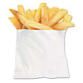 Bagcraft PB3 French Fry Bags, 3 1/2" x 4 1/2", White, Carton Of 2,000 Bags 1 thumbnail image