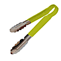 Winco Scalloped Tongs, 12", Yellow 1 thumbnail image