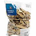 Business Source Quality Rubber Bands - Size: #84 - 3.5" Length x 0.5" Width - Sustainable - 150 / Pack - Rubber - Crepe