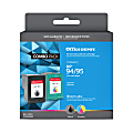 Office Depot® Brand Remanufactured Black And Tri-Color Ink Cartridge Replacement For HP 94, 95 Pack Of 2, OD9495 1 thumbnail image