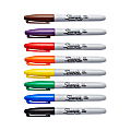Sharpie® Permanent Fine-Point Markers, Assorted Colors, Pack Of 8 Markers 1 thumbnail image