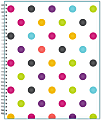 Blue Sky™ Teacher Lesson Planning Calendar, 8-1/2" x 11", Teacher Dots, July 2021 To June 2022, 132002