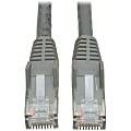 Tripp Lite 75ft Cat6 Gigabit Snagless Molded Patch Cable RJ45 M/M Gray 75' - 75 ft Category 6 Network Cable for Network Device - First End: 1 x RJ-45 Male Network - Second End: 1 x RJ-45 Male Network - Patch Cable - Gray
