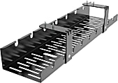 FlexiSpot CMP502B Steel Cable Management Tray, 20" x 5", Black