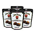 Capricorn Jim Beam Bourbon Salted Caramel Milk Chocolate Clusters, 3 Oz, Pack Of 4 Bags