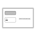 ComplyRight™ Double-Window Tax Form Envelopes, 1095-C, Moisture-Seal, White, Pack Of 100 Envelopes