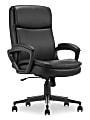 Serta® Comfort Ergo Ergonomic Bonded Leather Mid-Back Executive Office Chair, Black 1 thumbnail image