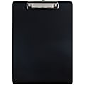 JAM Paper® Aluminum Clipboard, 9" x 12-1/2", Black