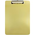 JAM Paper® Aluminum Clipboard, 9" x 12-1/2", Gold