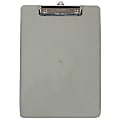 JAM Paper® Plastic Clipboard with Metal Clip, 9" x 13", Smoke 1 thumbnail image