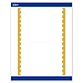 Avery® Printable Invitation Cards With Sure Feed®, S00-DK8-PRMWC10, 5" x 7", Matte White, Preprinted Gold Dots Edge Design, Pack Of 20 1 thumbnail image
