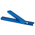 JAM Paper® Standard Staples, 1/2" Full Strip, Blue, Box Of 5,000 Staples