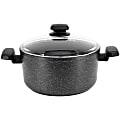 Korkmaz Ornella 2-Piece Aluminum Nonstick Casserole Dish With Lid, 8 Liter, Black 1 thumbnail image