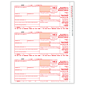 ComplyRight™ 1099-A Tax Forms, 3-Up, Federal Copy A, Laser, 8-1/2" x 11", Pack Of 150 Forms