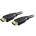 Comprehensive Pro AV/IT High Speed HDMI Cable with ProGrip, SureLength, CL3- Jet Black 75ft - 75 ft HDMI A/V Cable for Audio/Video Device - First End: 1 x HDMI Male Digital Audio/Video - Second End: 1 x HDMI Male Digital Audio/Video - Shielding