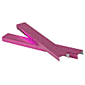 JAM Paper® Standard Staples, 1/2" Full Strip, Pink, Box Of 5,000 Staples