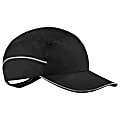 Ergodyne Skullerz 8955 Lightweight Bump Cap Hat, Long Brim, Black