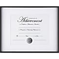 DAX Contemporary Border Document Frame - Holds 11" x 14" Insert - Rectangle - Horizontal, Vertical - 1 Each - Black 1 thumbnail image