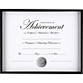 DAX Contemporary Document Frame - 11.60" x 9.10" Frame Size - Holds 8.50" x 11" Insert - Rectangle - Horizontal, Vertical - 1 Each - Black 1 thumbnail image