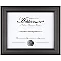 DAX Elegant Border Document Frame - 13.60" x 11" Frame Size - Rectangle - Horizontal, Vertical - 1 Each - Black 1 thumbnail image
