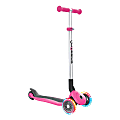 Globber Primo Lights Scooter, 31"H x 11"W x 22-13/16"D, Pink 1 thumbnail image