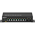 Netgear AV Line M4250 GSM4210PX Ethernet Switch - 8 Ports - Manageable - 10 Gigabit Ethernet - 10GBas - GSM4210PX100NAS 1 thumbnail image