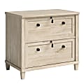 Sauder® Hammond 32-7/8"W x 20-9/16"D Lateral 2-Drawer File Cabinet, Chalk Oak 1 thumbnail image