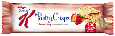 Special K® Pastry Crisps, 0.88 Oz., Strawberry, Box Of 9