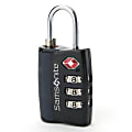 Samsonite® Travel Sentry® 3-Dial Combination Lock, Black