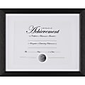 DAX Woodgrain Document Frame - 15.50" x 12.50" Frame Size - Holds 14" x 11" Insert - Rectangle - Vertical, Horizontal - 1 Each - Black 1 thumbnail image