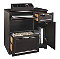 Realspace® Magellan 30”H x 29-7/16”W x 21”D Tech Station Printer Stand, Espresso 1 thumbnail image