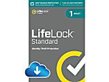 Norton LifeLock Standard Identity Theft Protection Individual Plan, 1-Year Subscription, Android/Apple iOS/Mac OS/ Windows® Compatible, ESD 1 thumbnail image