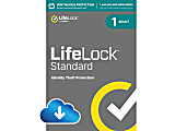 Norton LifeLock Standard Identity Theft Protection Individual Plan, 1-Year Subscription, Android/Apple iOS/Mac OS/ Windows® Compatible, ESD