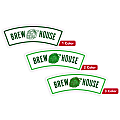 Custom 1, 2 Or 3 Color Printed Labels/Stickers, Bottle Neck Wrap Shape, 1" x 3-1/4", Box Of 250 1 thumbnail image