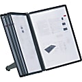 SHERPA SOHO Space Saving Reference Stand Desktop - 5 Double Sided Panels - Letter Size - Anti-Reflective/Non-Glare - Black 1 thumbnail image
