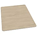 ES Robbins TrendSetter® Vinyl Chair Mat For Medium-Pile Carpet, 36" x 48", Driftwood