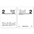 AT-A-GLANCE 2023 RY Compact Daily Loose-Leaf Desk Calendar Refill, Mini, 3" x 3 3/4"