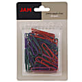 JAM Paper® Paper Clips, Pack Of 60, Jumbo, Assorted Colors