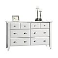 Sauder® Shoal Creek Dresser, 33"H x 54 5/8"W x 18 3/8"D, Soft White