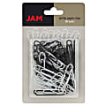 JAM Paper® Paper Clips, Pack Of 60, Jumbo, Black/White